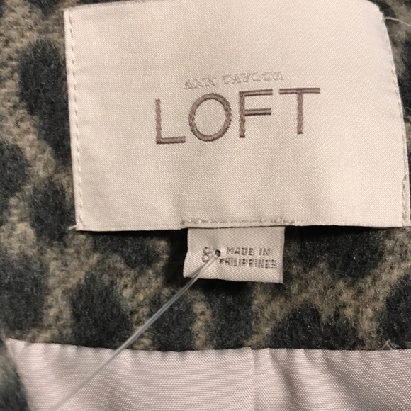 Loft Animal Print Blazer Jacket - Picture 6 of 7